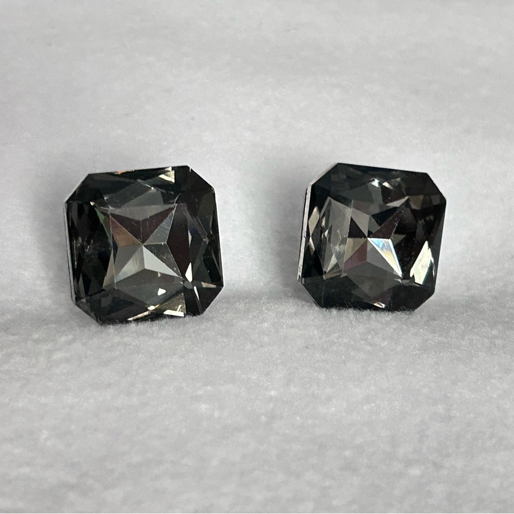 Sophisticated Silver-Tone Stud Earrings